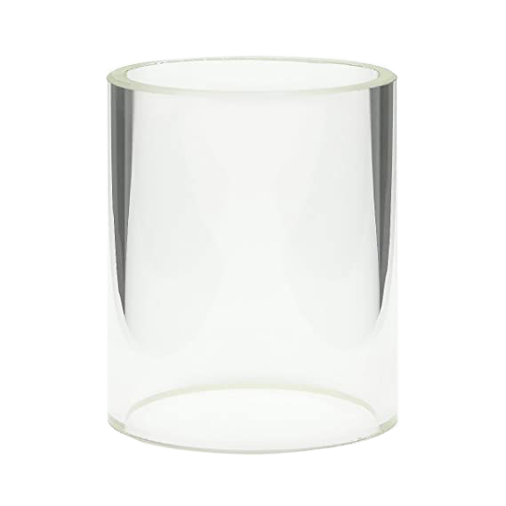 Round Glass Cylinder for Bioethanol Fireplaces by ECOFIRE, view 1