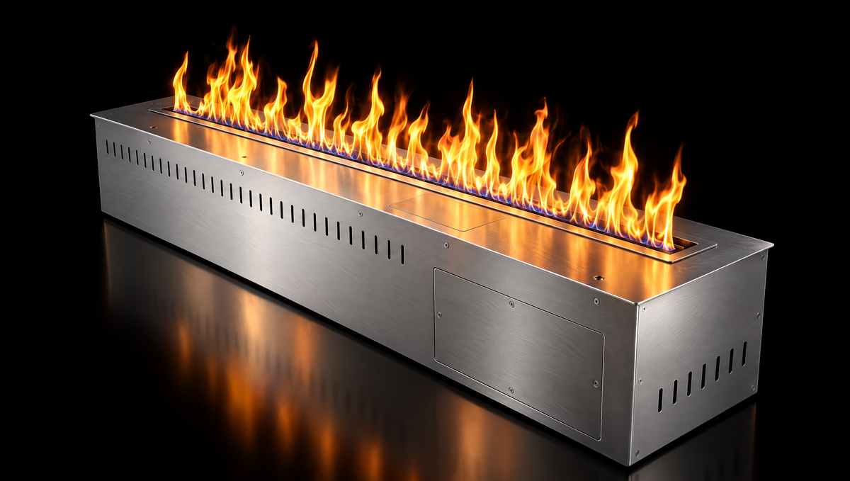 RLA Smart bioethanol burner, lit